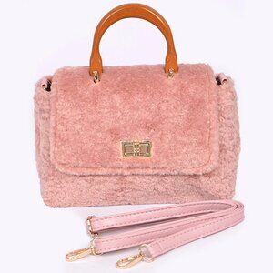 Trendy Teddy Bear Fur Handbag